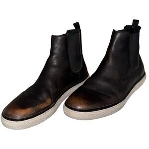 Frye Leather Essex Chelsea Distressed Men’s Boot Skater Dad Retro Bohemian Sz 13